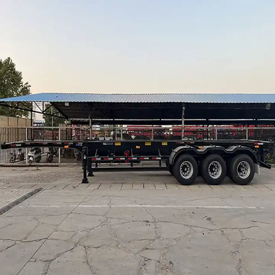 Auto-dépôt 3 essieux Evergrow squelette semi-remorque transport de fret conteneur de transport
