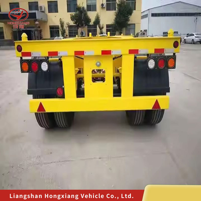 Auto-dépôt 3 essieux Evergrow squelette semi-remorque transport de fret conteneur de transport