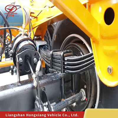 Chassis à conteneur à plat, remorque à squelette avec système de freinage à double ligne